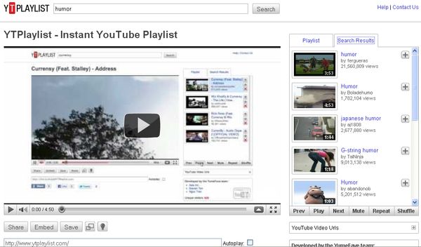 YTPlaylist, La forma mas sencilla de crear y compartir playlists de YouTube