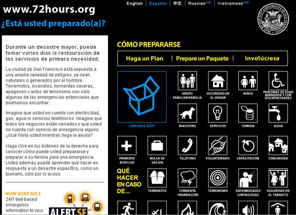 72hours.org, consejos de como prepararse para un desastre natural