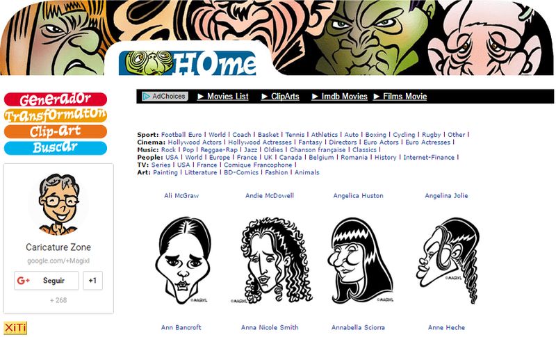 Crear caricaturas online sin tener que dibujar