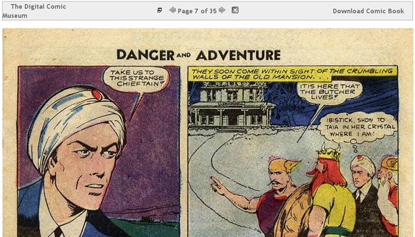 DigitalComicMuseum, Comics de dominio público para descargar o ver online