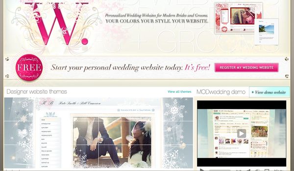 MODwedding, Crea la web de tu boda de forma gratuita y sencilla