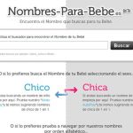 NombresParaBebe, Una ayuda para escoger el nombre de tu bebé