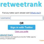 Retweet Rank, comprueba tu nivel de influencia en Twitter