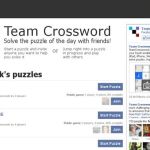 TeamCrossword, resuelve crucigramas online de forma colectiva