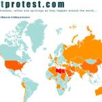 WorldAtProtest, mapa mundial de revueltas y conflictos