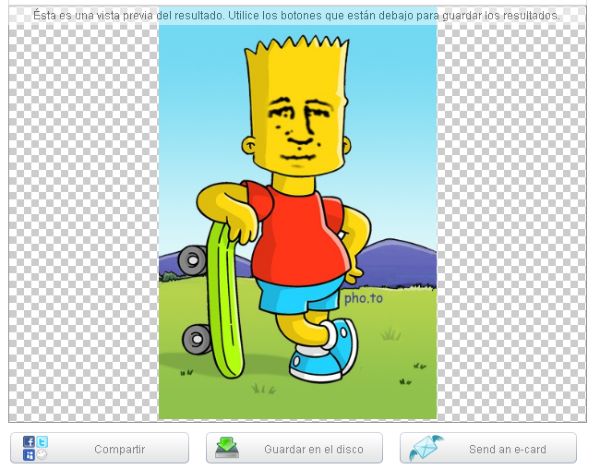 Transforma tu imagen en Bart Simpson con esta utilidad web