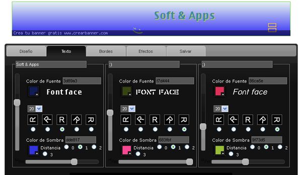 Crearbanner, crea banners online de forma sencilla