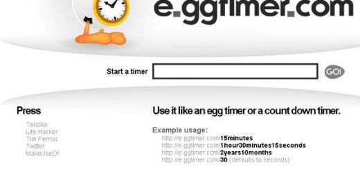 E.gg Timer, temporizador de cuenta atrás online