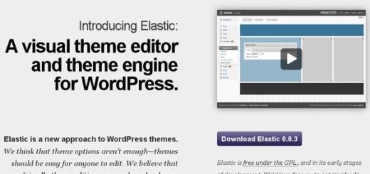 Elastic Theme Editor, Crea temas para WordPress fácilmente