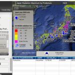Mapa interactivo de la radiactividad en Japón