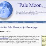 Pale Moon, navegador optimizado para Windows basado en Firefox