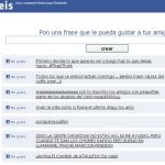 Palfeis, crea y comparte frases para Facebook