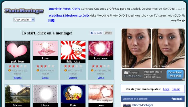 PhotoMontager, utilidad web para realizar fotomontajes con tus imágenes
