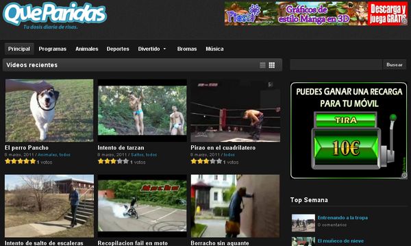 QueParidas, solo vídeos de humor y divertidos