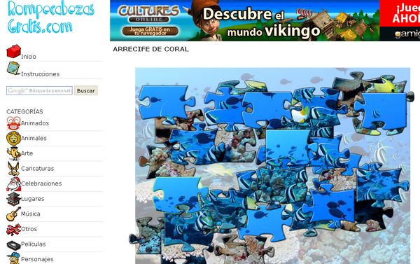 Juega gratis y online a resolver rompecabezas