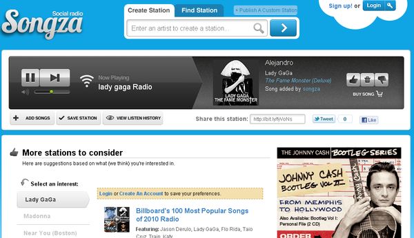 Songza, Escucha online la música que te gusta