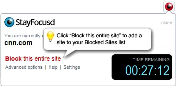 StayFocusd, bloquea el acceso a sitios web o pon un límite de tiempo