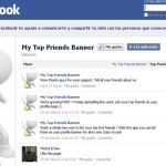 MyTopFriendBanner, Tus cinco mejores amigos en tu perfil de Facebook