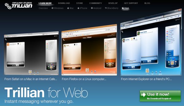 trillian for web