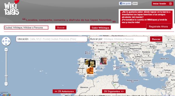 WikiTapas, encuentra los mejores lugares para tapear