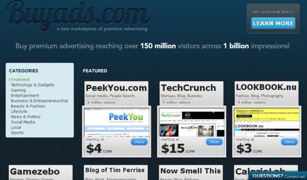 Buyads, un marketplace de anuncios premium