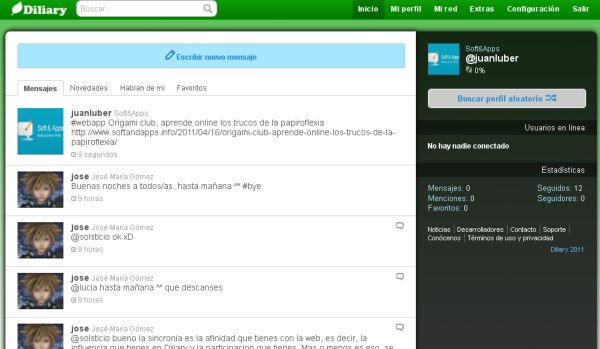 Diliary, alternativa a Twitter en español
