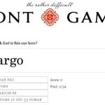 Font Game, juego online para expertos en tipografías