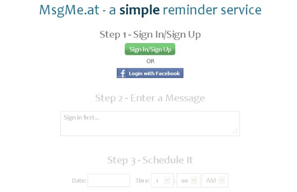 MsgMe, programa recordatorios para no olvidarte de nada