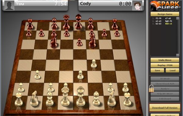 cada Corchete Abultar Sparkchess, juego de ajedrez online contra adversarios virtuales - Soft &  Apps