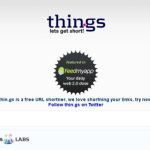 Thin.gs, nueva alternativa para acortar urls