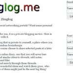 Zinglog, crea un blog personal y privado