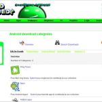 Android Downloadz, directorio de archivos apk para Android