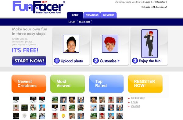 FunFacer, crea divertidos montajes con tus fotografías