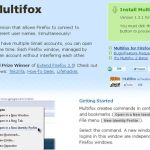 Multifox, extensión de Firefox para abrir varias sesiones simultáneas de un servicio