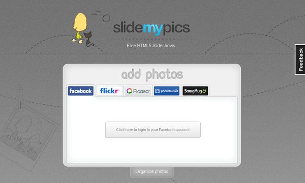 SlydeMyPics, crea bonitos pases de diapositivas en HTML5