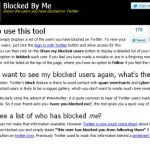 Blocked By Me, lista con los usuarios que bloqueaste en Twitter