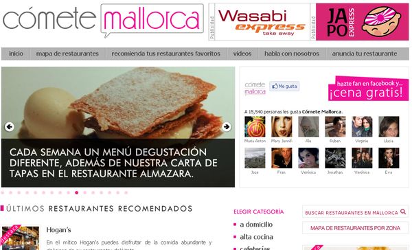 Cometemallorca, guía de restaurantes en Mallorca