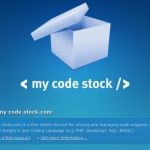 My Code Stock, almacena en la nube fragmentos de código