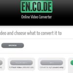 Encode, conversor online a distintos formatos de vídeo