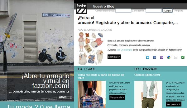 Fazzion, red social de moda con armario virtual