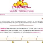 Free Smileys, crea emoticonos con mensajes personalizados