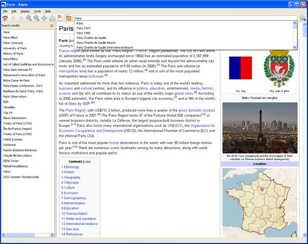 Kiwix, una aplicación para consultar la Wikipedia offline