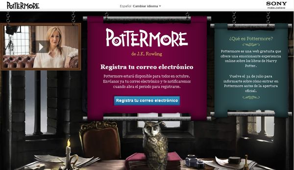 Pottermore: la saga de Harry Potter continúa, al menos en la web