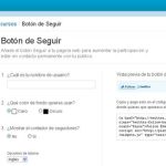 Crea un botón con contador para ganar seguidores en Twitter