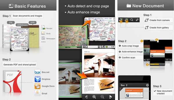 CamScanner, utiliza tu Android para escanear documentos