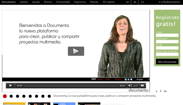 Documenta, crea y comparte toda clase de proyectos multimedia