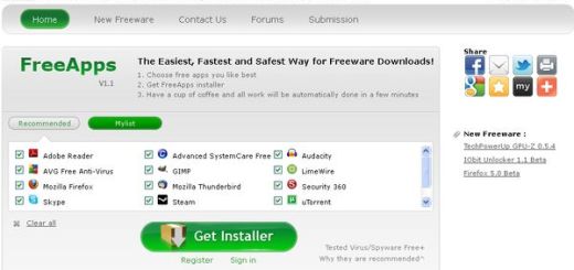FreeApps, genera un instalador con todas las aplicaciones que necesitas