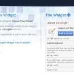 Google Plus Widget, integra tus publicaciones de Google+ en tu blog