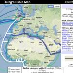 Greg's Cable Map, mashup de Google Maps que localiza el cableado submarino para transmisión de datos