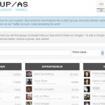 Group/as, directorio de usuarios de Google+ organizados en categorías